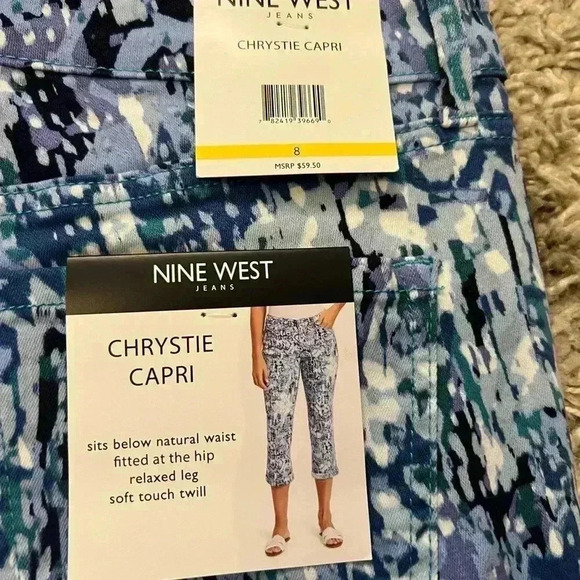 NWT Nine West Chrystie Capri size 8 (T124) - Picture 15 of 16